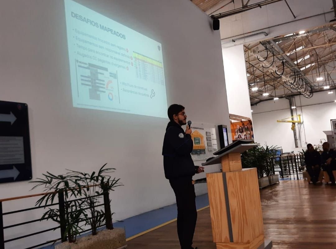 Lucas apresentando: Desafios mapeados na operação