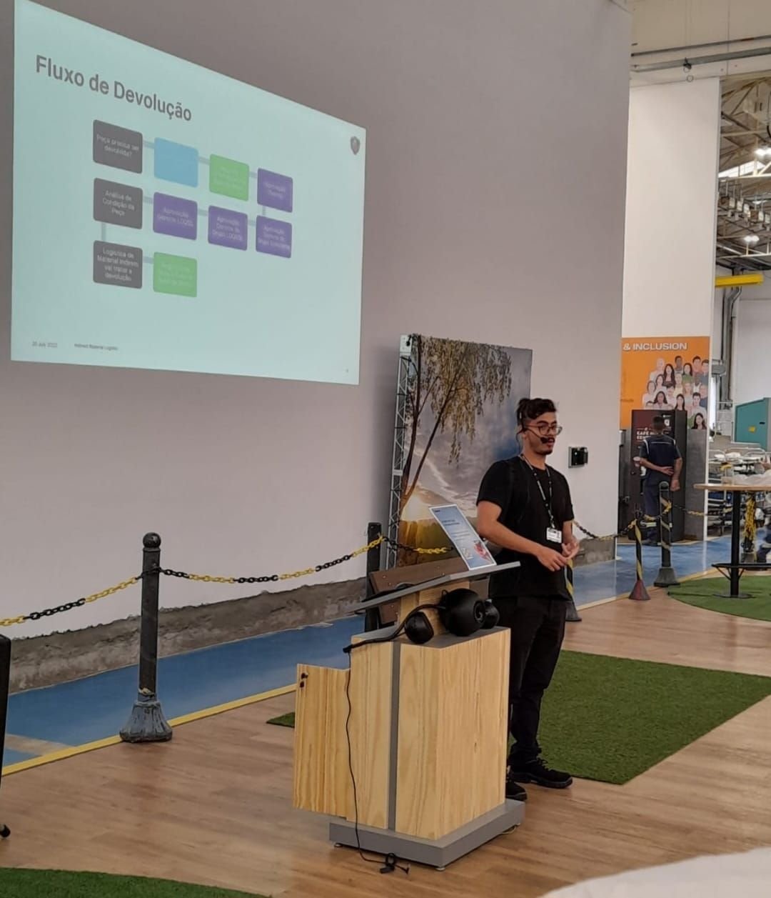 Lucas apresentando: Fluxo de devolução de peças