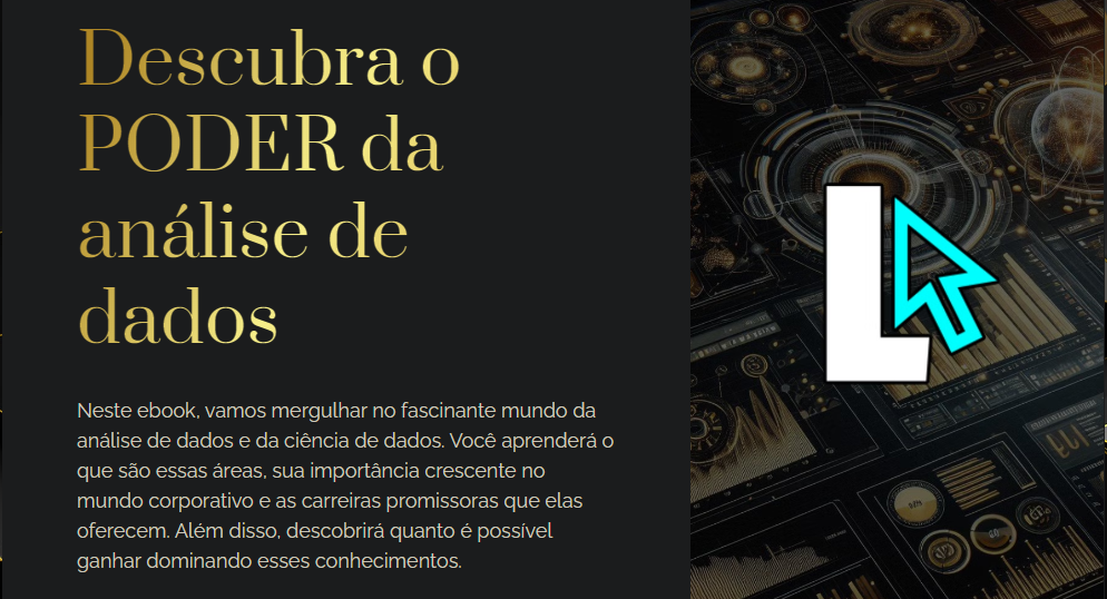 Ebook "Descubra o PODER da análise de dados"